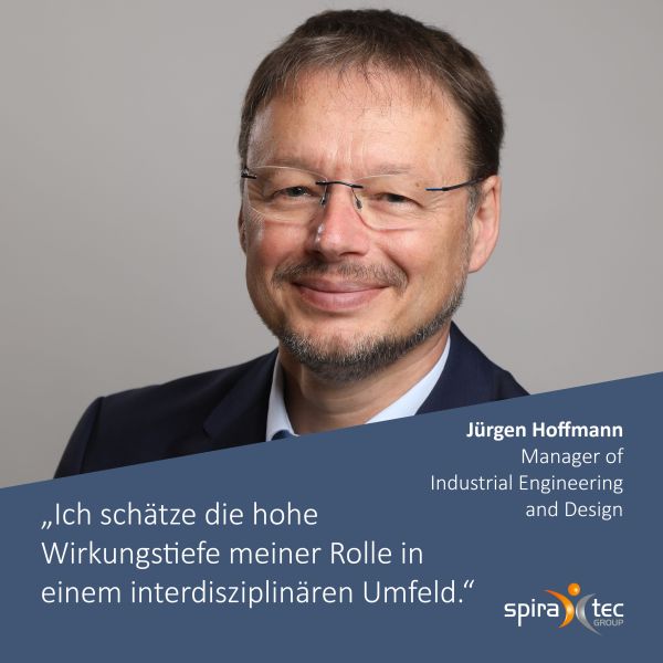 Mitarbeiter SpiraTec mit Zitat und Angabe Position